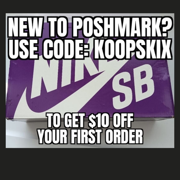 $10 OFF YOUR FIRST POSHMARK ORDER BY SIGNING UP WITH REFERRAL CODE: KOOPSKIX - Picture 1 of 1